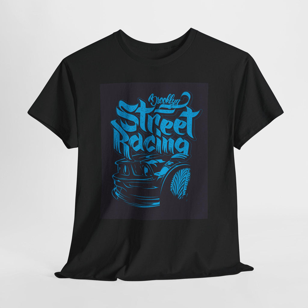 Street Racing Tee, Retro Muscle Car Graphic Shirt for Automotive Enthusiasts