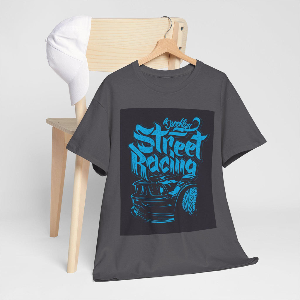 Street Racing Tee, Retro Muscle Car Graphic Shirt for Automotive Enthusiasts