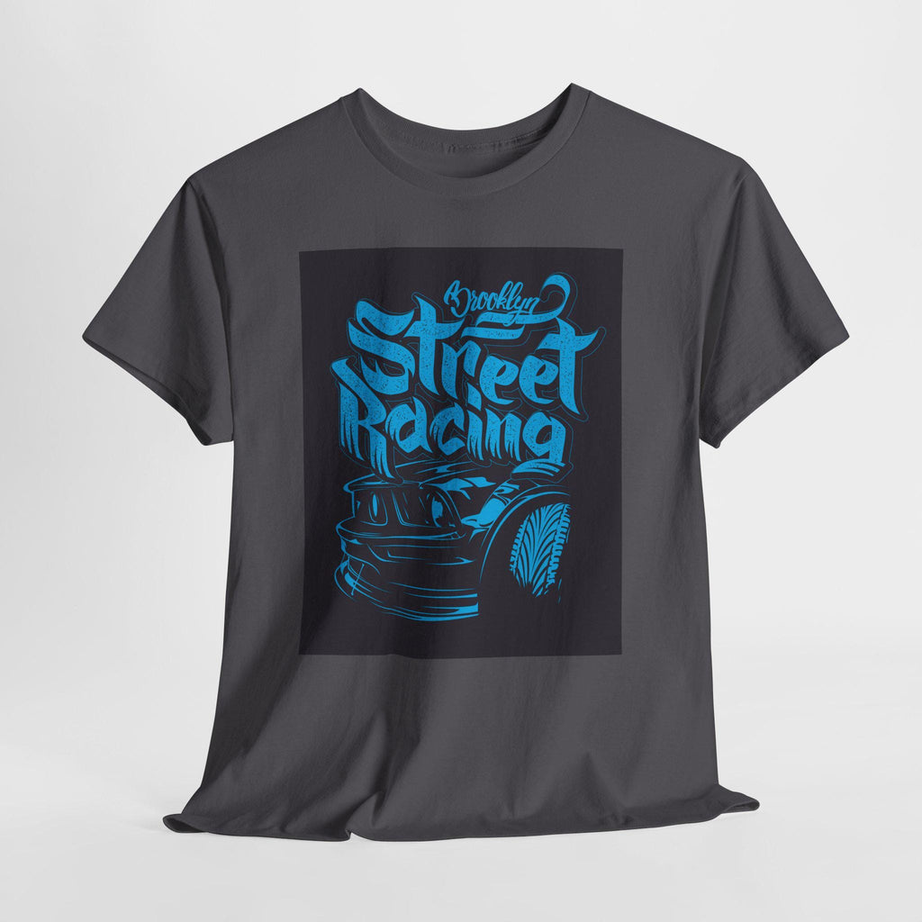 Street Racing Tee, Retro Muscle Car Graphic Shirt for Automotive Enthusiasts