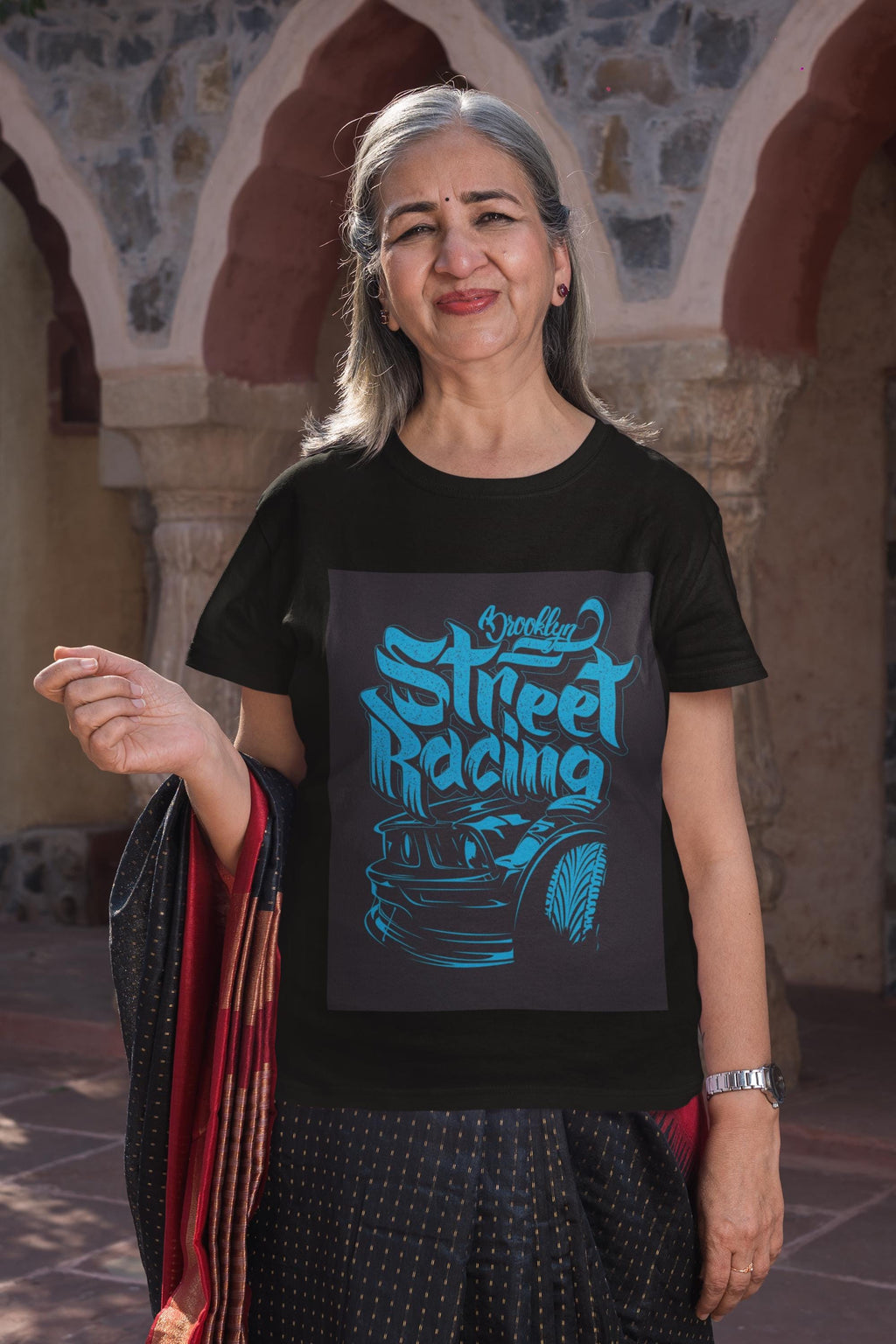 Street Racing Tee, Retro Muscle Car Graphic Shirt for Automotive Enthusiasts