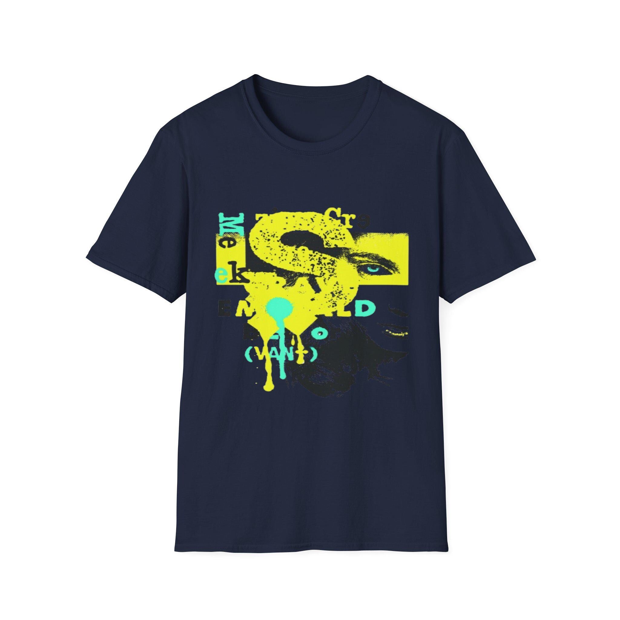 Neon Graffiti Graphic Tee | Urban Streetwear Shirt | Abstract Paint Splatter Shirt