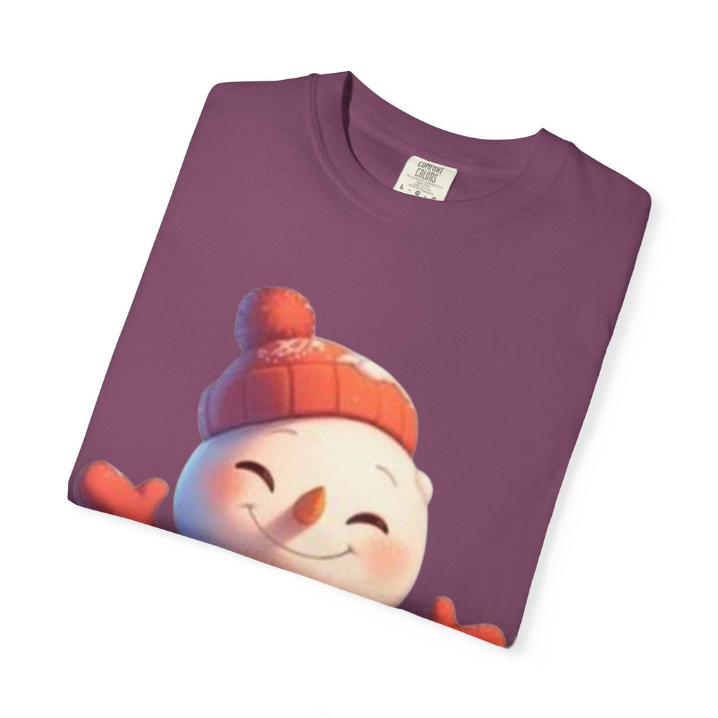 Cozy Season Snowman T-Shirt | Hand-Drawn Winter Graphic Tee