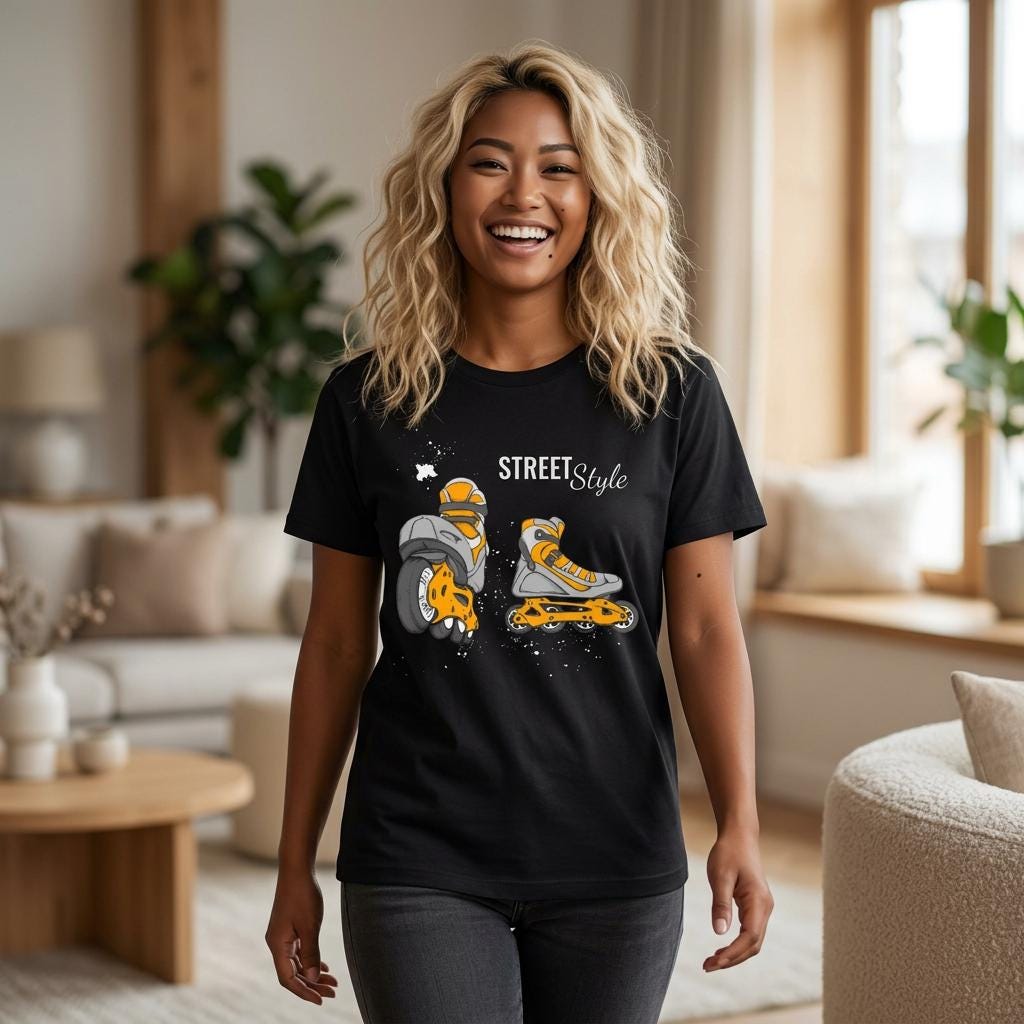 Street Style Rollerblade Shirt | Inline Skating Graphic Tee | Skater Gift