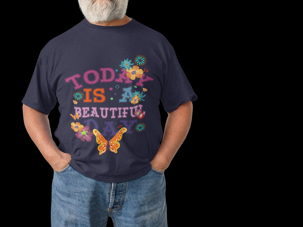 Today Is a Day Shirt | Butterfly Floral Graphic Tee | Inspirational Quote Gift