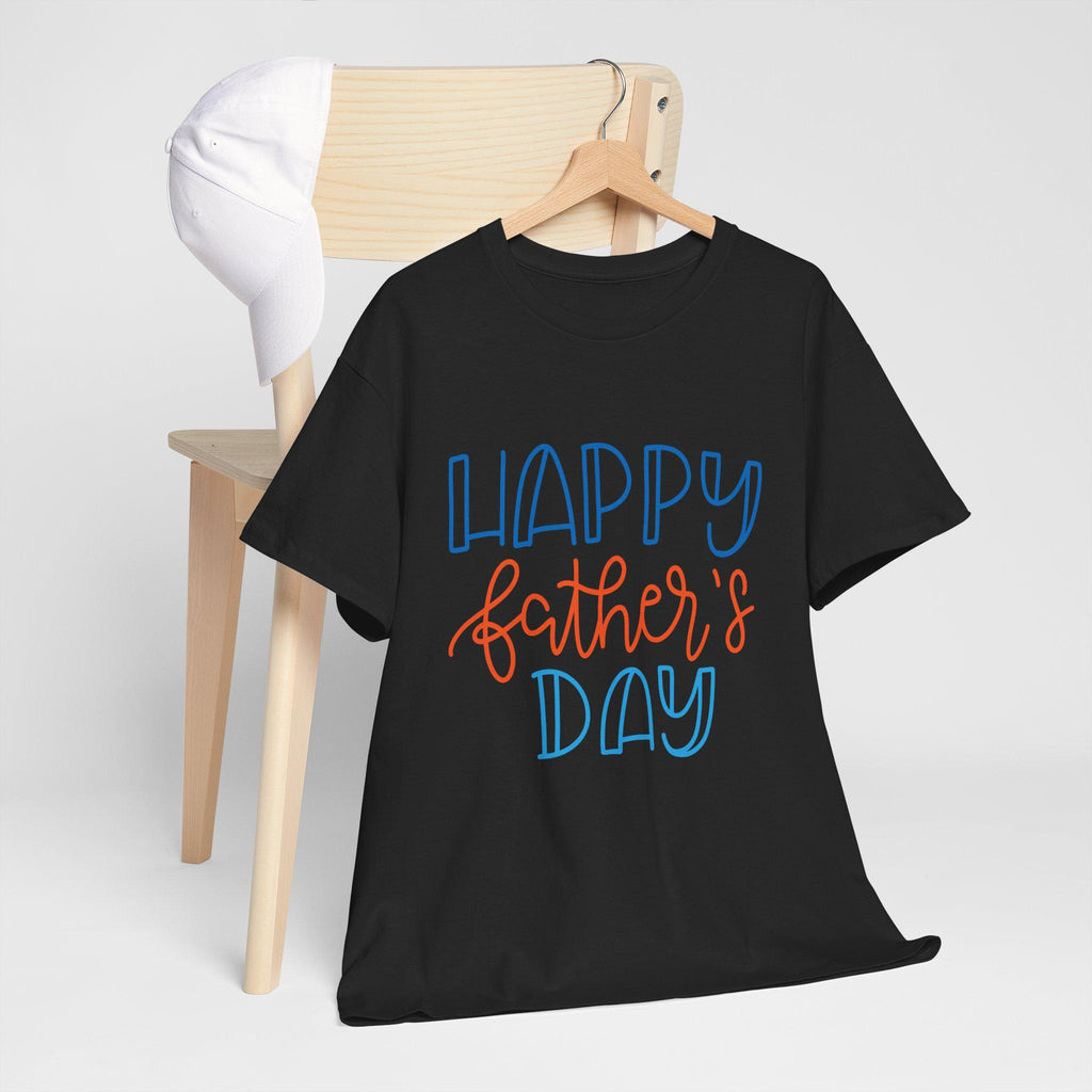 Happy Father's Day Dad T-Shirt | Hand Lettered Graphic Tee for Him