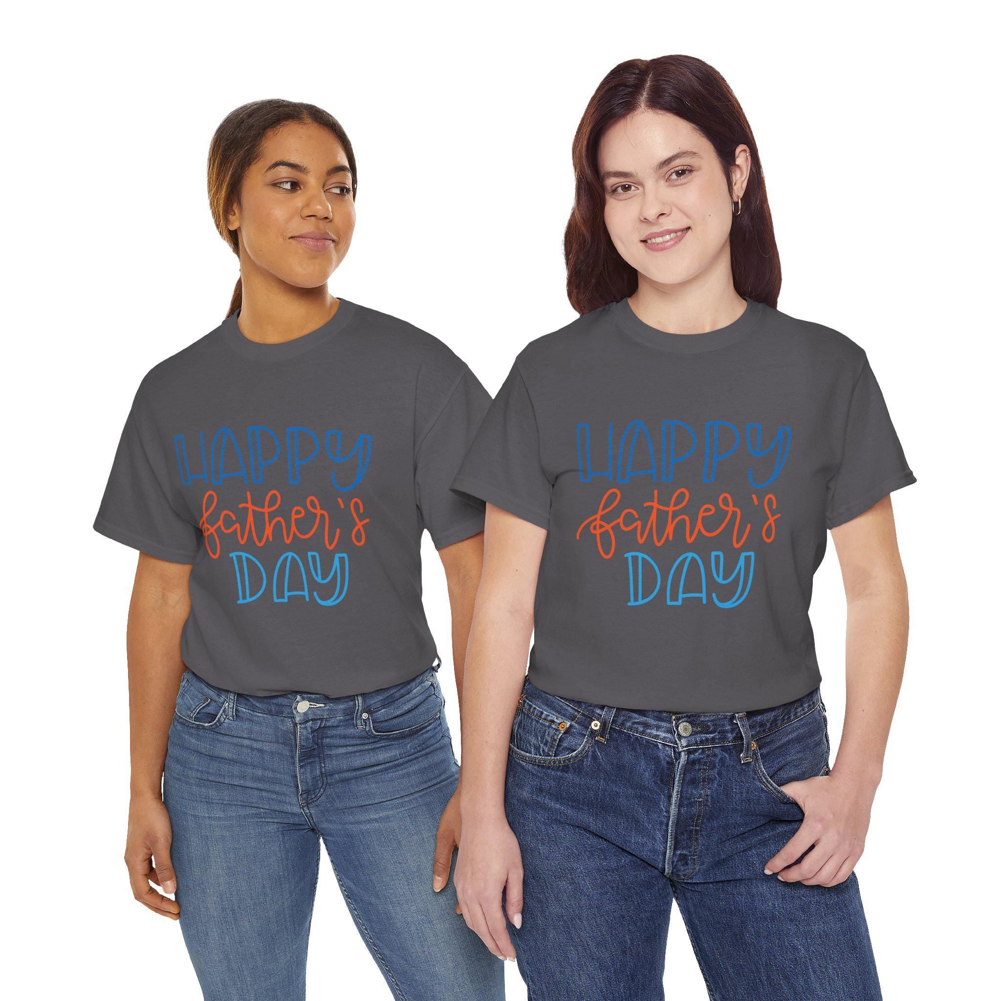 Happy Father's Day Dad T-Shirt | Hand Lettered Graphic Tee for Him