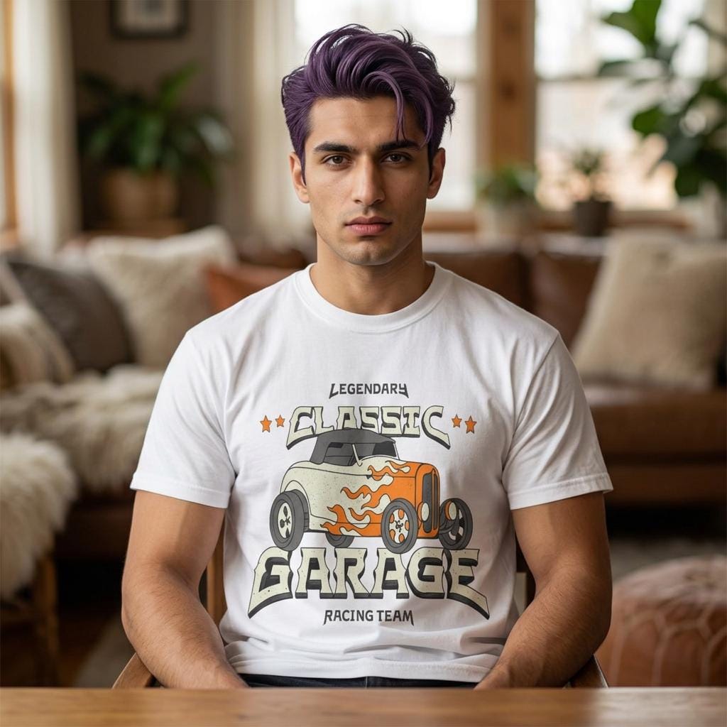 Legendary Classic Garage Shirt | Vintage Hot Rod Graphic Tee | Car Lover Gift