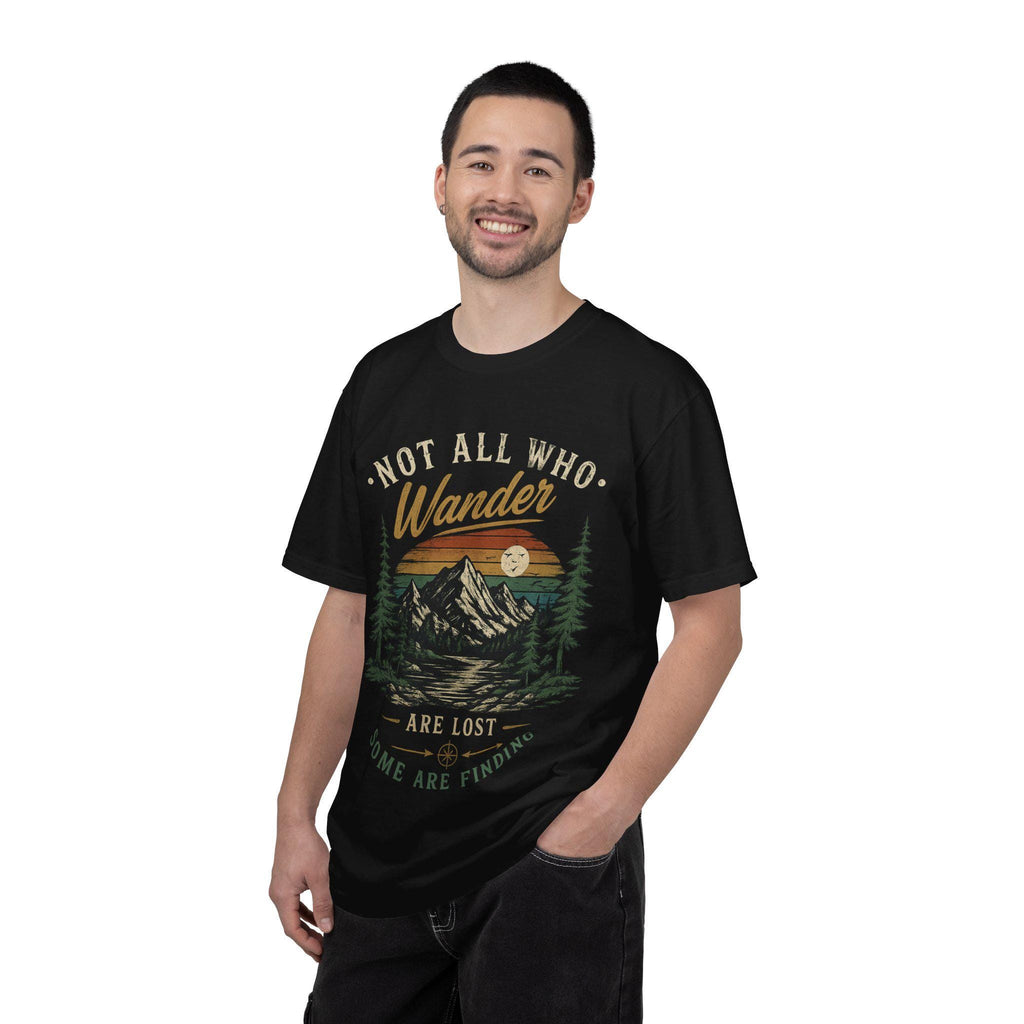 Not All Who Wander Are Lost T-shirt | Vintage Mountain Hiking Nature Tee