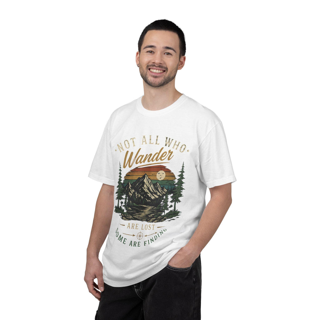 Not All Who Wander Are Lost T-shirt | Vintage Mountain Hiking Nature Tee