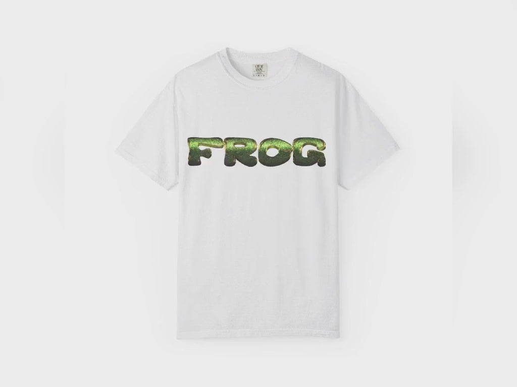 Frog Graphic T-Shirt | 100% US Cotton, Garment-Dyed Tee