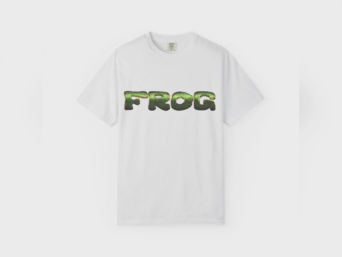 Frog Graphic T-Shirt | 100% US Cotton, Garment-Dyed Tee